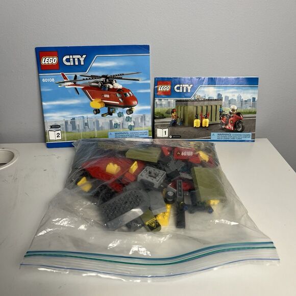 LEGO City Fire Response Unit Set 60108 - Both Bags - Great Condition - Read! - Picture 1 of 7